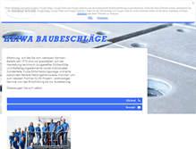 Tablet Screenshot of heiwa-baubeschlaege.de